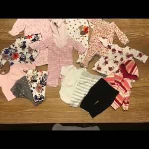 Baby Girl Fall/Winter Bundle 0-3 months